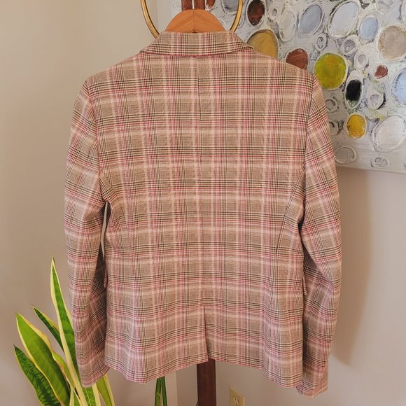 Mos Mosh Beliz Fara Plaid Blazer EU 36/US 6 - Picture 11 of 15
